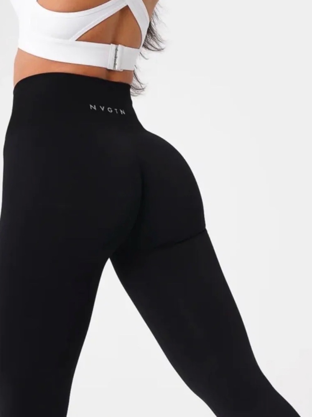 NVGTN Seamless Black High-Waist Performance Leggings